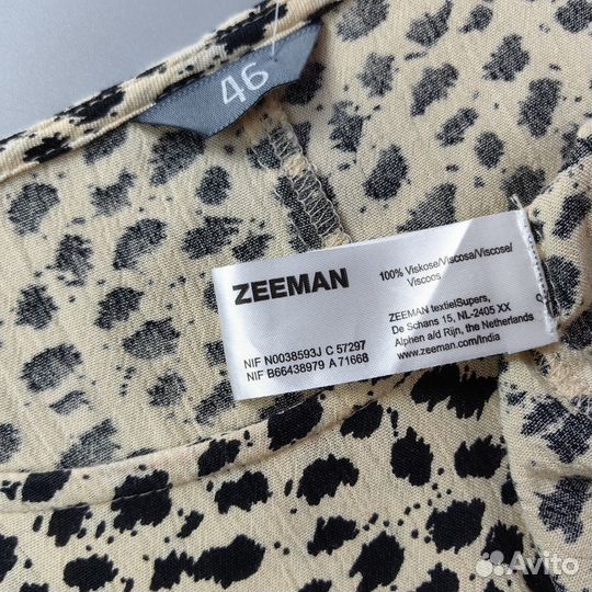 Платье Zeeman 52 вискоза