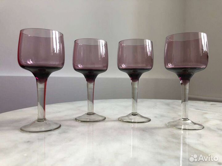 Бокалы фужеры рюмки
