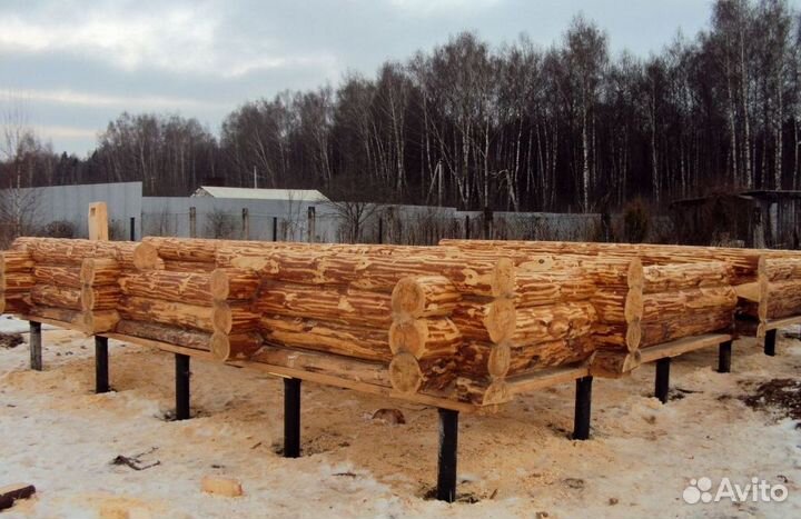 Металлические сваи с монтажом