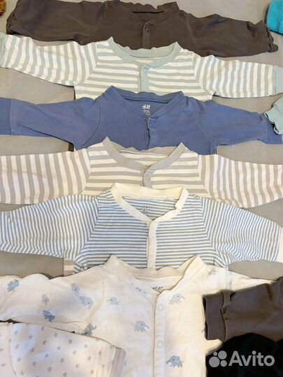 Детские вещи пакетом на мальчика 56,62,68
