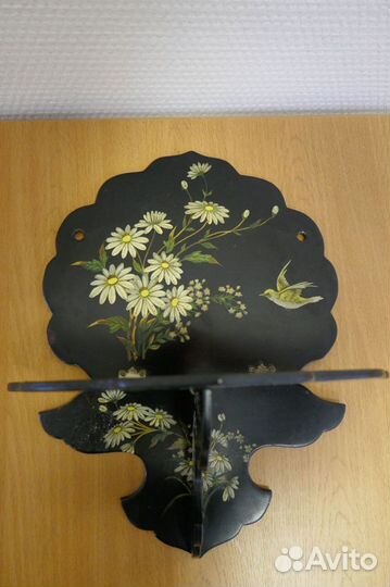 Китай. Деревянная складная полочка. Роспись