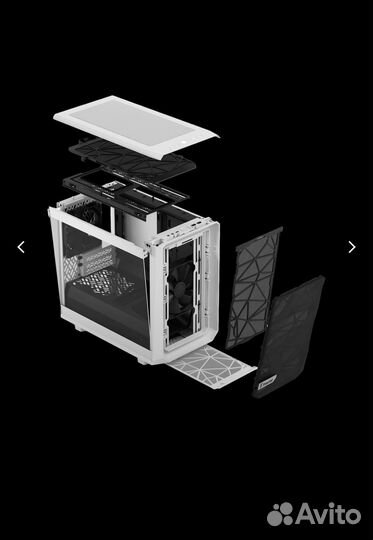 Корпус для пк,Fractal Design Meshify 2 nanoWhite