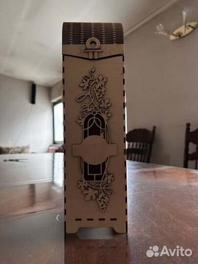 Короб для вина подарочный деревянный