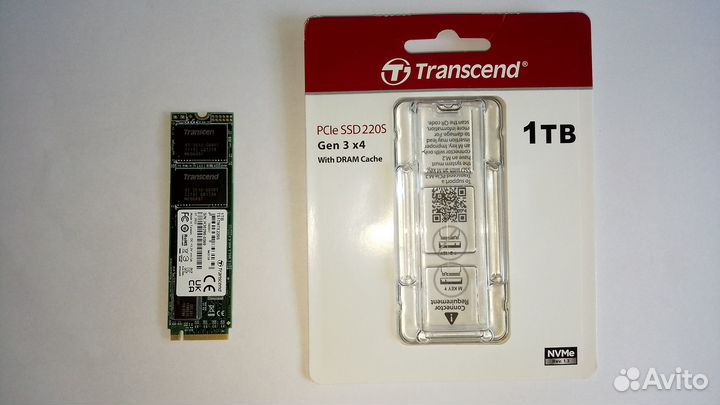 SSD накопитель Transcend 220S 1тб, NVMe, M.2 ts1tm