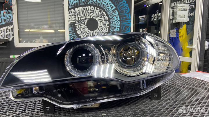 Левая фара BMW X6 e71 AFS (адаптив)