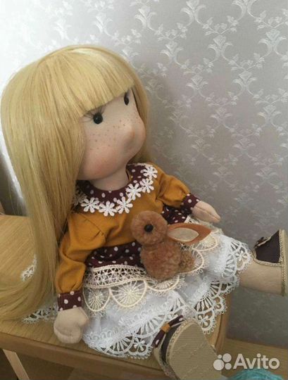 Интерьерная кукла ручной работы