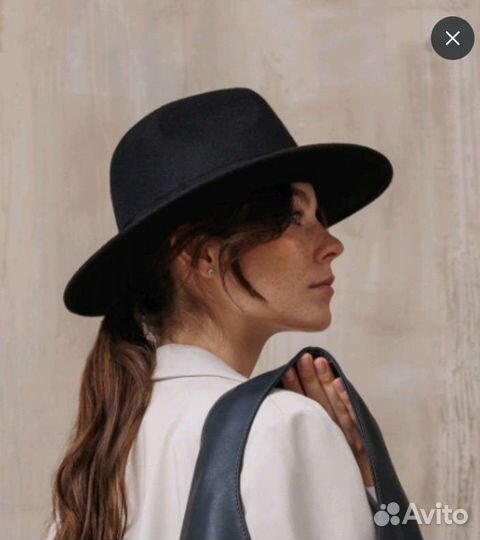 Шляпа фетровая женская