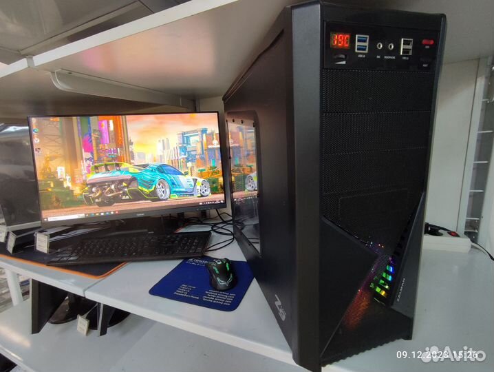 Игровой Core i7-8 ядер+16Gb+SSD+HDD+RX570