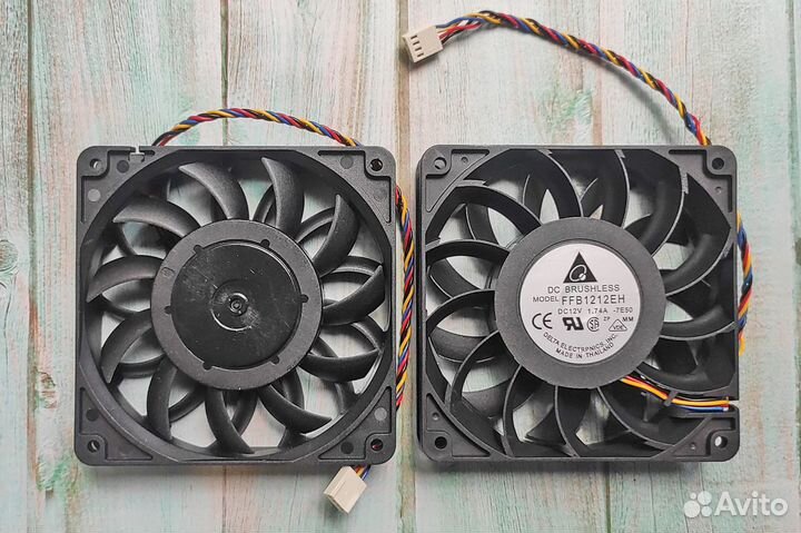 Вентилятор delta 120мм ffb1212eh 12v 1.74A новые