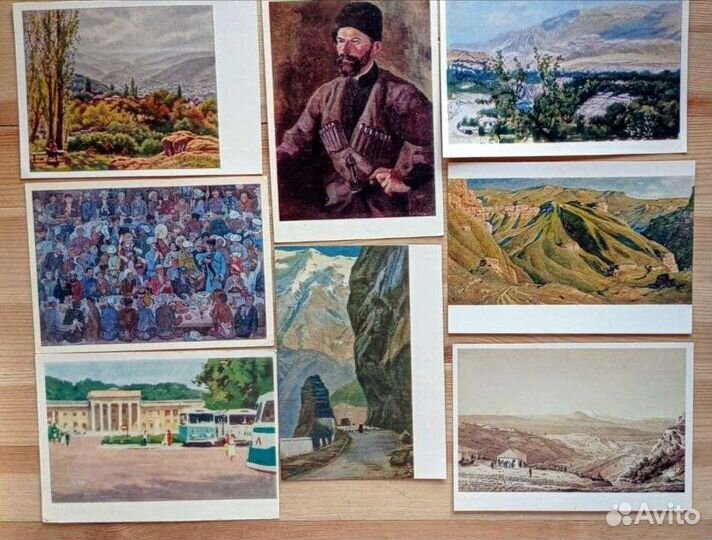 Кавказ, 39 открыток, 50-80е годы