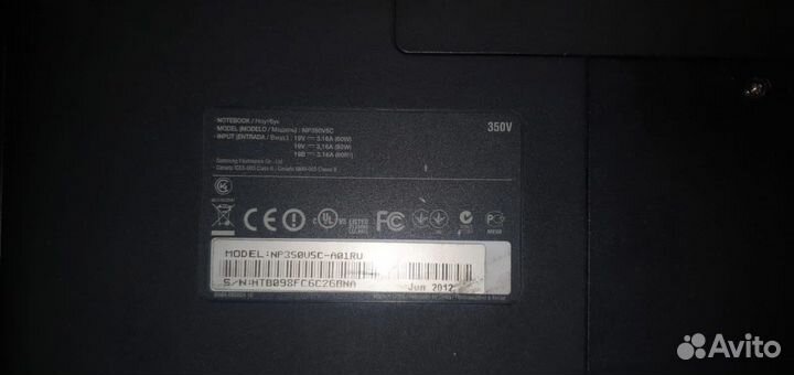 Ноутбук Samsung np350v5c