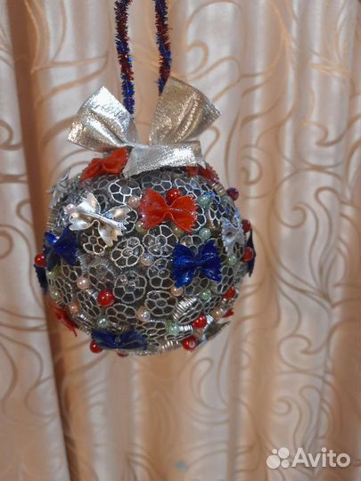 Новогодняя игрушка поделка