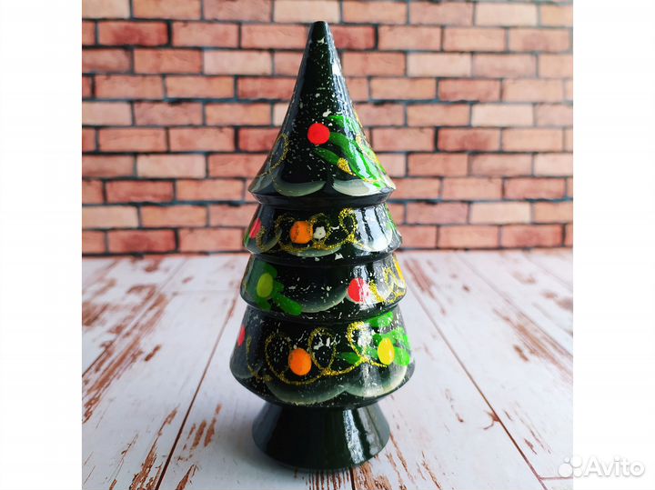 Матрешка елка новогодняя 3 в 1