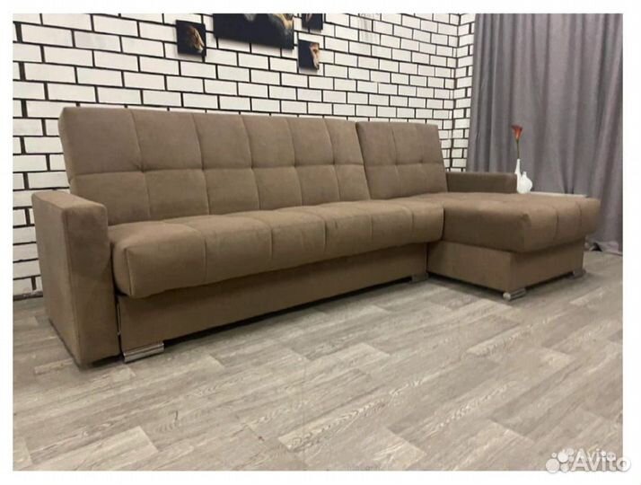 Диван Белиз с оттоманкой с подлокотниками Egida Te