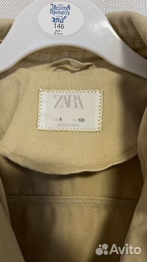 Джинсовая куртка zara для девочки