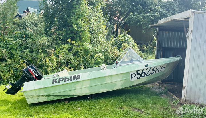 Мотолодка Крым с мотором Mercury 30