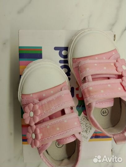 Кеды для девочки. Р. 19