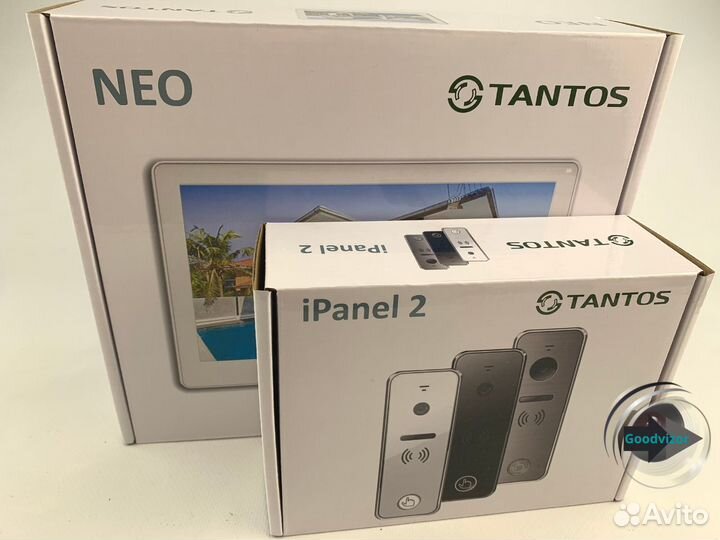 Домофон комплект Tantos NEO SE и iPanel 2 HD