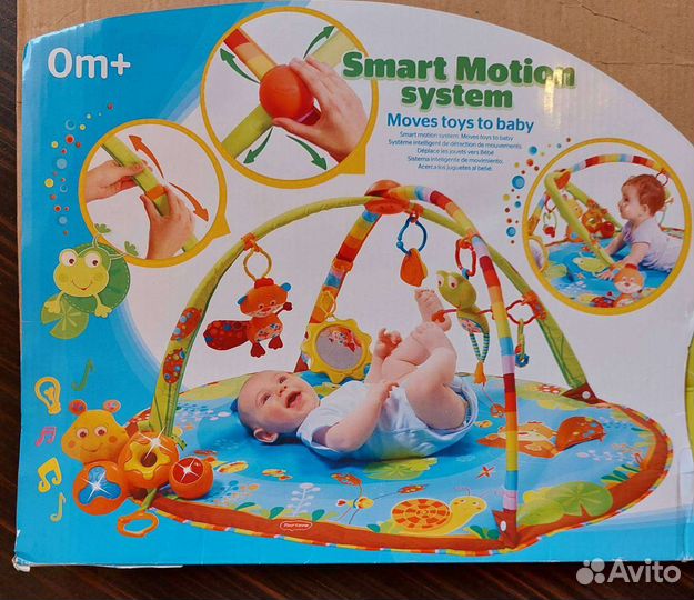 Развивающий коврик tiny love лесное озеро