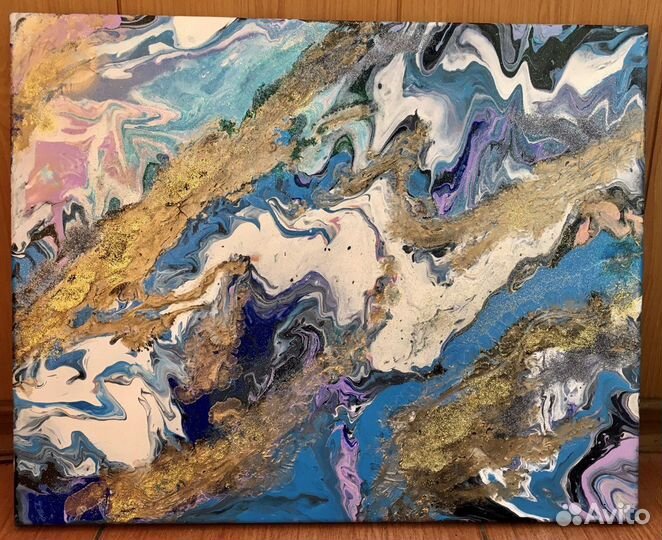 Картина Fluid art