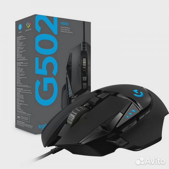 Игровая мышь Logitech G502 Hero Black