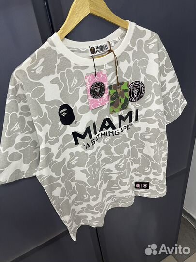 Футболка bape x inter miami (коллаба 2024)