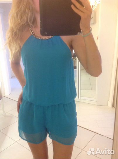 Шикарный шифоновый комбез комбинезон