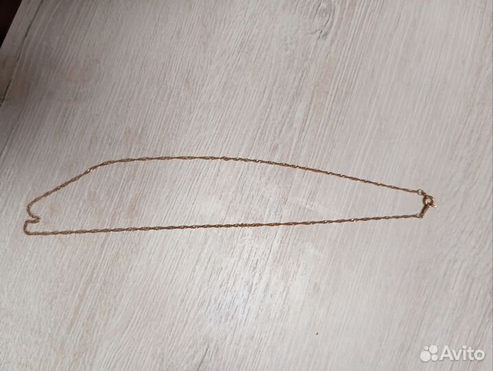 Золотая цепь 585 пробы