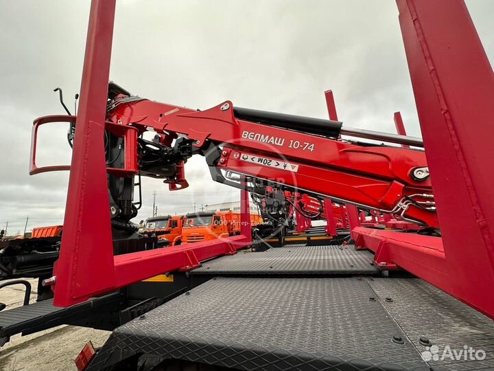 Лесовоз (сортиментовоз) КАМАЗ 43118 с КМУ Велмаш-С, 2024