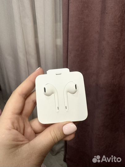 Наушники apple earpods lightning оригинал