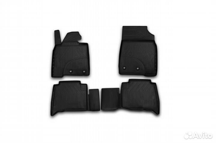Коврики в салон toyota lc200, 2015, 4 шт. (полиуре