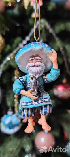 Ватные елочные игрушки