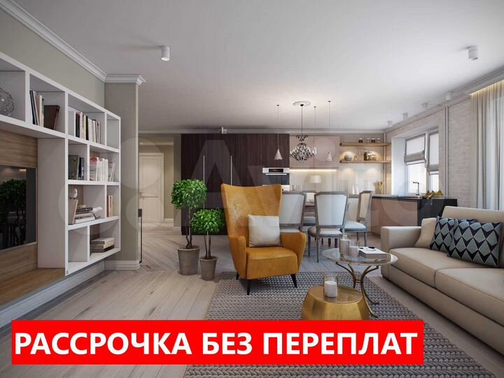 3-к. квартира, 83,5 м², 7/24 эт.