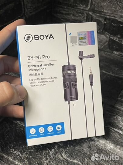 Петличный микрофон M1 Pro