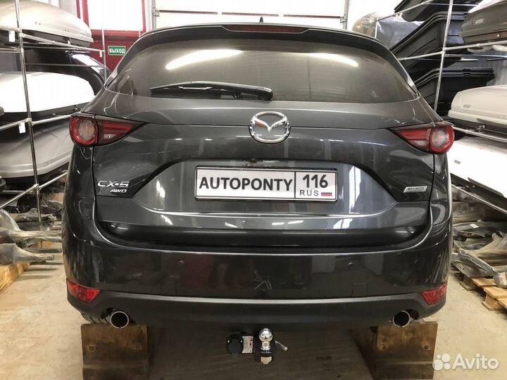 Фаркоп Mazda CX5 под квадрат