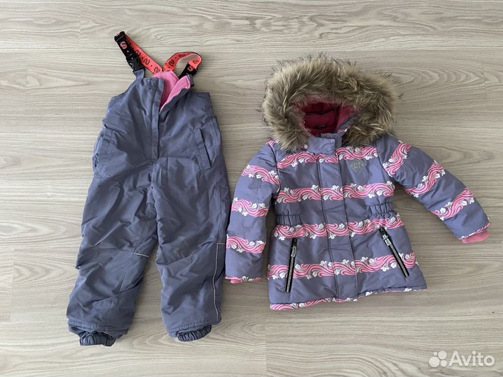 Зимний комбинезон для девочки 110