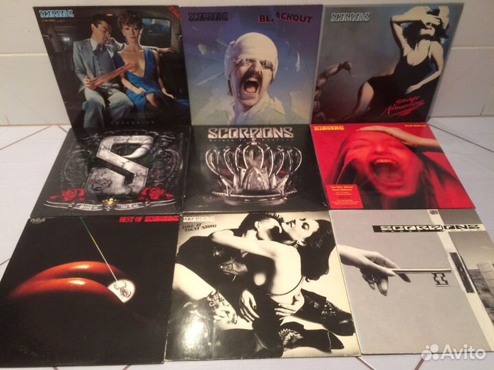 Пластинки Scorpions из коллекции