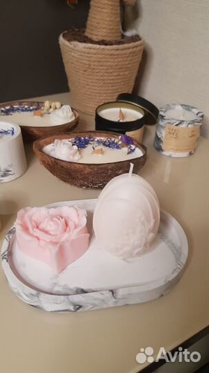 Свечи ароматизированные из соевого воска