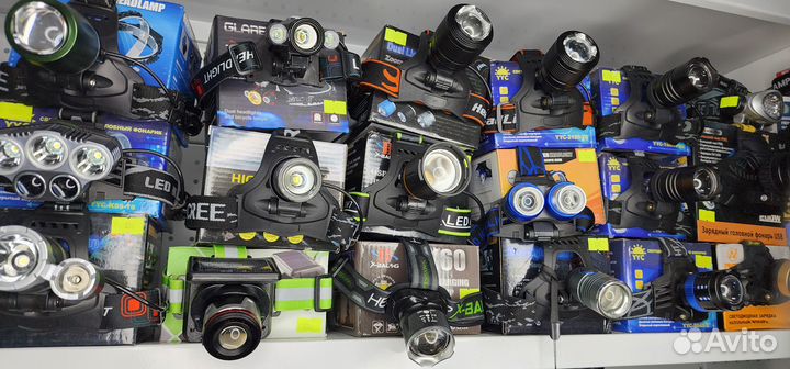 Налобные фонари Армейские и бытовые 60+ моделей