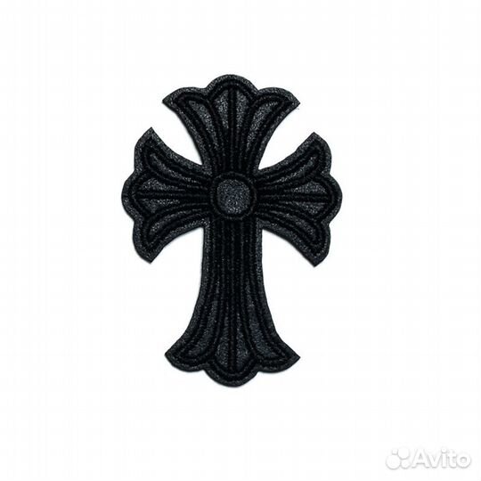 Нашивки на одежду хром сердце 1 термонашивка