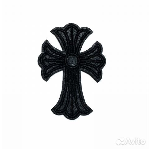 Нашивки на одежду хром сердце 1 термонашивка