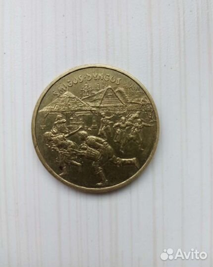 Монета 2 злотых Польша. Юбилейная