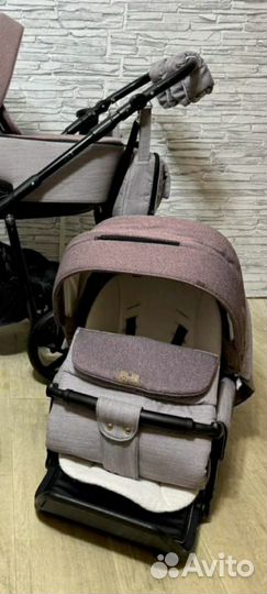 Коляска 2 в 1 adamex+ велосипед - коляска с ручкой