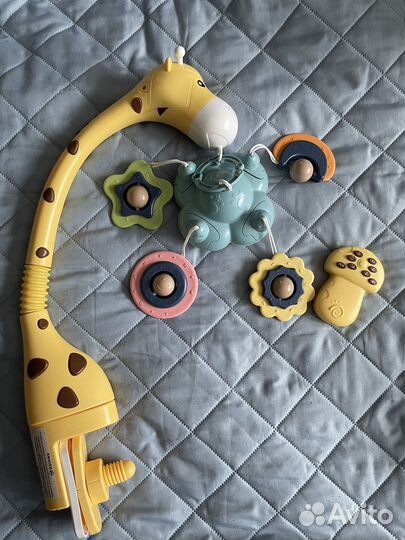 Мобиль на кроватку с проектором Жираф Zeimas