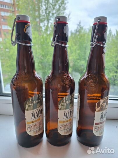 Бутылки с бугельной пробкой 0.5л