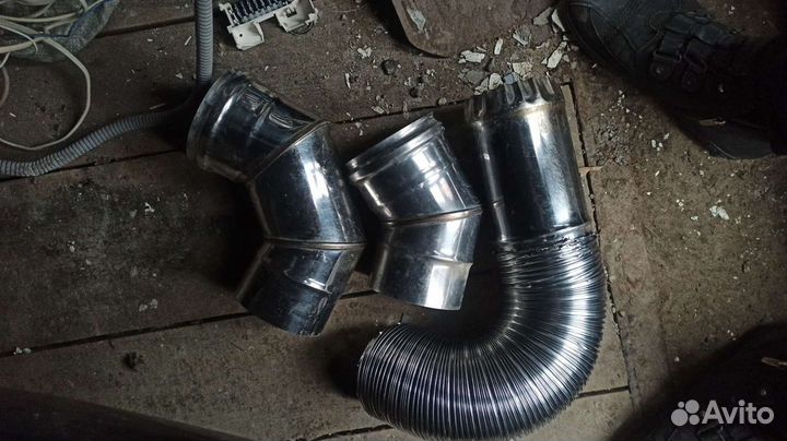 Трубы вытяжки для газовой колонки