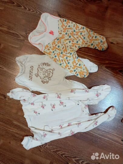 Детские вещи пакетом от 0 до 4