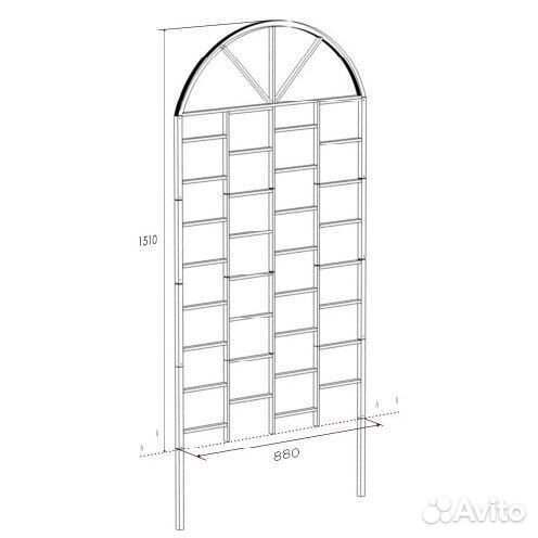 Держатель садовый Шпалера
