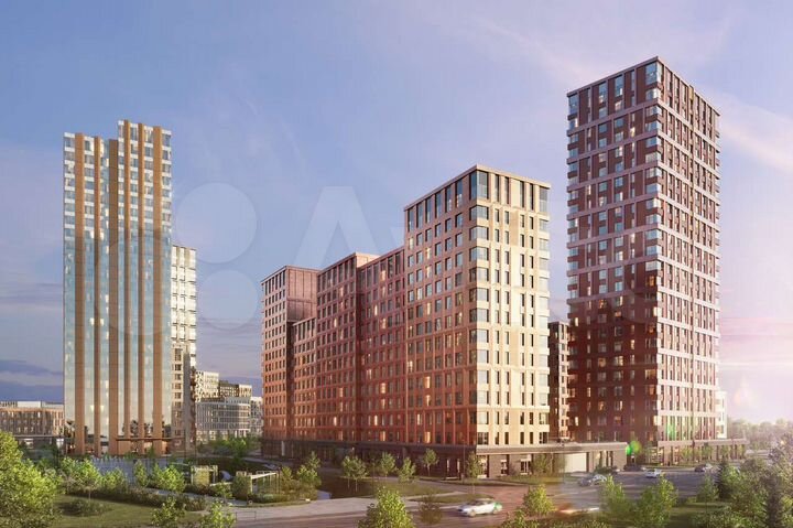 1-к. квартира, 43,8 м², 5/25 эт.