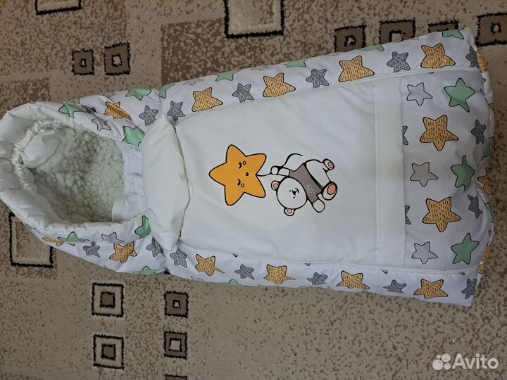 Конверт на выписку зимний бу